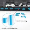 Universal Silicone Anti-Dust Plugs for Laptop - Pink - 4