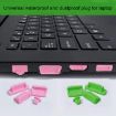 Picture of 13 in 1 Universal Silicone Anti-Dust Plugs for Laptop (Rose Red)