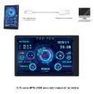 3.5 Inch IPS Computer Monitor USB Chassis Vice Screen Set 2 - Black - 5