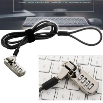 Picture of YF21067 Digital Device Anti-Theft Lock Laptop Lock (Black)