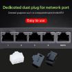 Picture of 20 PCS Silicone Anti-Dust Plugs for RJ45 Port (Black)