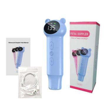 Picture of HD-T601 3.0MHz Fetal Doppler Baby Heart Rate Monitor (Blue)