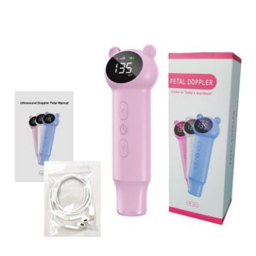 Picture of HD-T601 3.0MHz Fetal Doppler Baby Heart Rate Monitor (Pink)