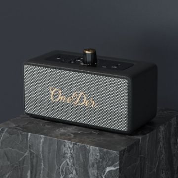 Picture of Oneder D3 Retro Leather Casing 30W Dual Units Wireless Bluetooth Speaker (Black)