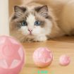 Picture of Star Rolling Ball Cats Motorized Toy Pets Teasing Toys (Pink)