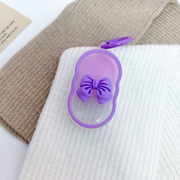 Picture of For Samsung Galaxy SmartTag2 Tracker TPU Patches Protective Case, Color: Purple Bow
