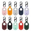Picture of For Samsung Galaxy SmartTag2 With Key Ring Silicone Protective Case, Style: S Buckle Black