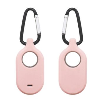 Picture of For Samsung Galaxy SmartTag2 With Key Ring Silicone Protective Case, Style: D Buckle Pink