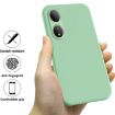 Green Silicone Dropproof Case for vivo Y100A 5G - Full Coverage - 3