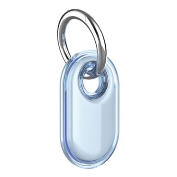 Picture of For Samsung Galaxy SmartTag 2 Keychain All Inclusive IP68 Waterproof Protective Case (Transparent Blue)