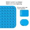 Picture of Silicone Pet Licking Placemat Anti-Choking Slow Food Suction Cup Placemat for Cats and Dogs, Style: Round Blue