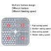 Picture of Silicone Pet Licking Placemat Anti-Choking Slow Food Suction Cup Placemat for Cats and Dogs, Style: Round Red