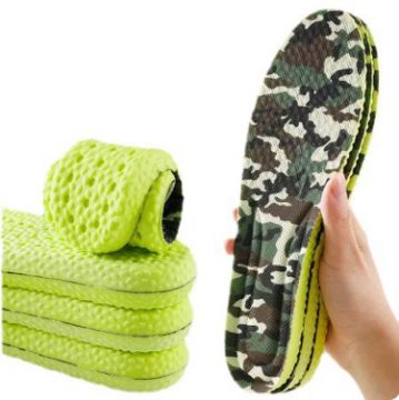 Picture of Camouflage Memory Foam Sport Insoles Breathable Sweatproof Shoes Sole Cushion, Size: 43-44