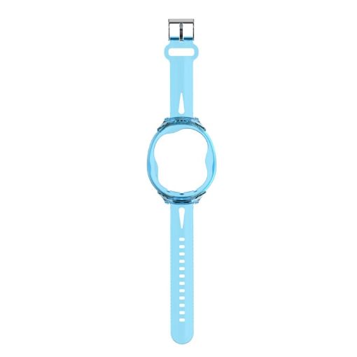 Tamagotchi UNI (2023) Silicone Watch Strap Case - Transparent Blue - 1