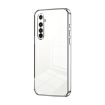 Realme X50 Pro Transparent Plating Phone Case Silver - 1