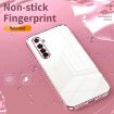 Realme X50 Pro Transparent Plating Phone Case Silver - 4