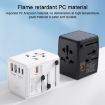 Picture of HHT905 PD 65W Dual USB+Dual Type-C Interface Multi-function Universal Travel Conversion Plug (Black)