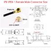 Picture of 1 In 4 IPX To RPSMAJ RG178 Pigtail WIFI Antenna Extension Cable Jumper (15cm)