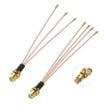 Picture of 1 In 3 IPX To RPSMAJ RG178 Pigtail WIFI Antenna Extension Cable Jumper (15cm)