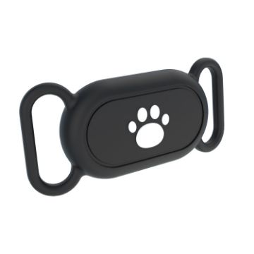 Samsung Galaxy SmartTag 2 Pet Life Waterproof Silicone Protective Case - Black Cat Claw - 1