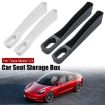 Tesla Model 3/Y 2pcs/Set Car Seat Gap Storage Box - Black - 2