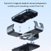 Picture of Baseus Metal Age 3 Triangular Gravity Design Car Air Outlet Holder (Dark Grey)