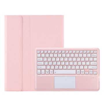 For Honor Pad 9 AH19-A TPU Ultra-thin Bluetooth Keyboard Tablet Case (Pink) - 1