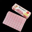 50 Sheets Heart Food Wrapping Paper - Waterproof Grease Proof Liners - 1