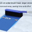 Picture of 2 In 1 Car Snow Shovel Snow Blowing Brush Car Winter Snow Clearing Tools (Red)