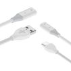 Picture of For Apple Pencil 1 USB-C/Type-C to 8 Pin Stylus Charging Cable with Indicator Light, Length:1m (White)