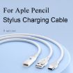 Picture of For Apple Pencil 1 USB-C/Type-C to 8 Pin Stylus Charging Cable with Indicator Light, Length:1m (White)