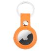 Orange AirTag Leather Case - Shockproof & Anti-scratch - 1