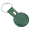 Picture of For AirTag Shockproof Anti-scratch Leather Protective Case Cover with Hang Loop Key Chain (Deep Green)