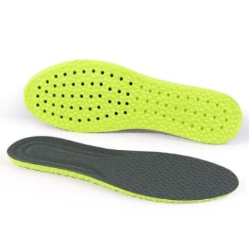 Picture of Wormwood Deodorant Running Insoles Memory Foam Breathable Orthopedic Shoes Pad, Size: 44 (Black)