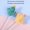 Picture of Cats Scratching Board Cartoon Shaker Spring Toys Teaser Cats Stick Pet Supplies, Color: Cacti (Random Color)