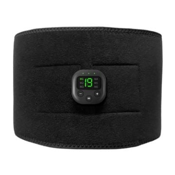 Picture of Intelligent EMS Fitness Belt Lazy Fat Dumping Belt Indoor Massage Training Abdominal Fitness Machine (Black)