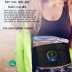 Picture of Intelligent EMS Fitness Belt Lazy Fat Dumping Belt Indoor Massage Training Abdominal Fitness Machine (Black)