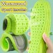 Picture of Wormwood Deodorant Running Insoles Memory Foam Breathable Orthopedic Shoes Pad, Size: 40 (Grey)