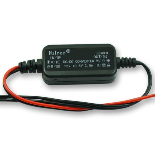Fulree 12V to 5V 2.5A Vehicle Power Supply Converter - 1