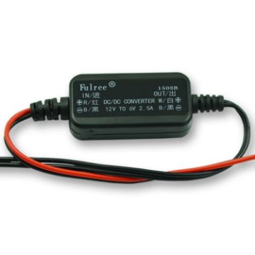 Fulree 12V to 6V 2.5A Vehicle Power Supply Converter - 1