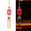 Picture of Chinese Style Car Interior Rearview Mirror Prayer Pendant, Color: Bell