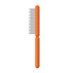 Picture of Cats And Dogs Long Hair Knotting Brush Pets Stainless Steel Detangling Comb, Size: High And Low Fine Teeth (Orange)