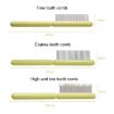 Picture of Cats And Dogs Long Hair Knotting Brush Pets Stainless Steel Detangling Comb, Size: High And Low Fine Teeth (White)