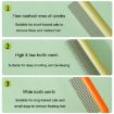 Picture of Cats And Dogs Long Hair Knotting Brush Pets Stainless Steel Detangling Comb, Size: High And Low Fine Teeth (White)
