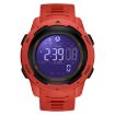 Picture of SANDA 2145 Calorie Pedometer Alarm Clock Waterproof Multifunctional Hiking Sports Shockproof Smart Watch (Red)