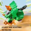 Picture of 2 In 1 Dinosaur Transforming Engineering Car Inertial Automatic Crash Toy, Color: Tank-T-Rex Green