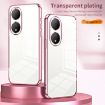 Transparent Plating Phone Case for vivo Y100/Y100A - Fine Hole Design - 2
