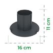 Picture of For Thermomix TM5/TM6 Kitchen Machine Anti-Splash Protective Cover Crushing Mixing Cap (Grey)