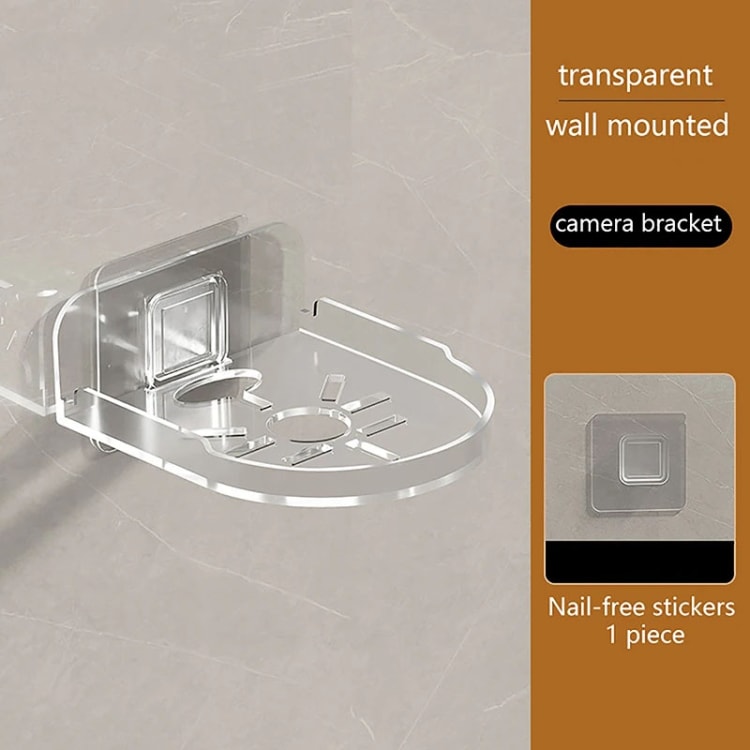 Wall Mounted Camera Bracket Surveillance Rack Shelf Transparent ...
