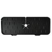 Picture of Kitchen Bath Faucet Silicone Drain Mat Sink Splash Proof Silicone Pad (Black)
